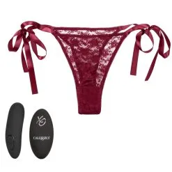 Cal Exotics Remote Control Vibrating Lace Thong Set