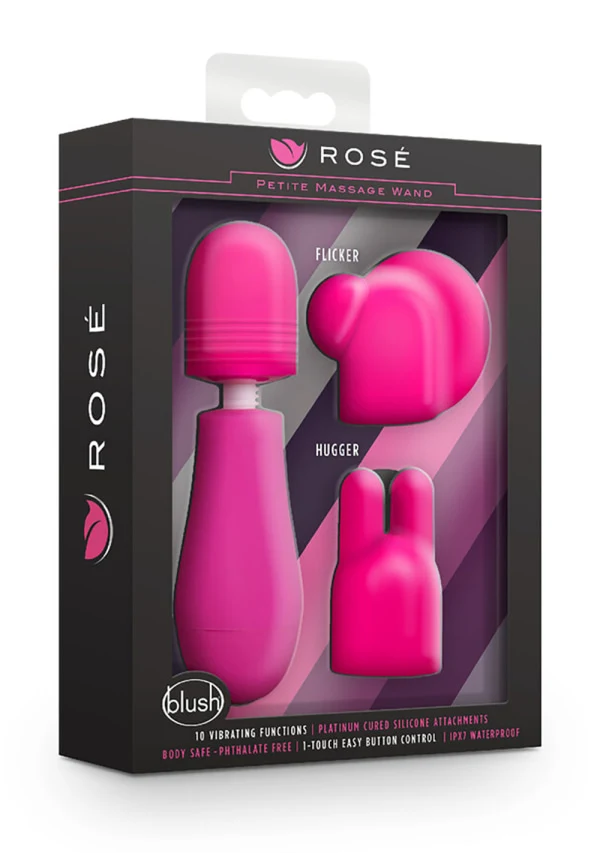 Blush Rose - Petite Massage Wand 6 Blush Rose - Petite Massage Wand - Image 6